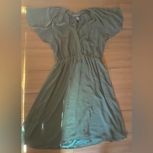 H&M Green dress beautiful dress